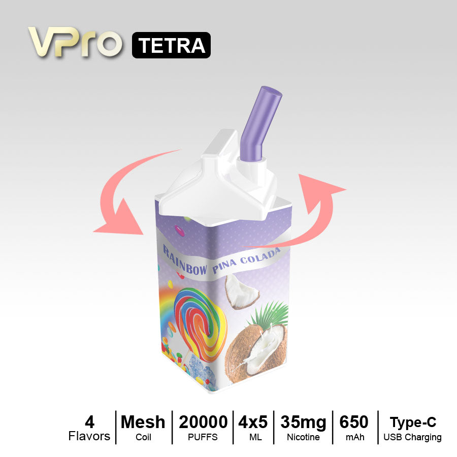 Vpro Tetra - 20,000 Puffs