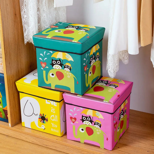 Caja de almacenamiento cuadrada infantil