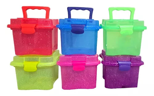 Caja glitter - dulcero 10x11 cm