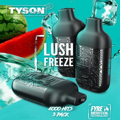 Tyson 3 Pack - 2,000 Puffs