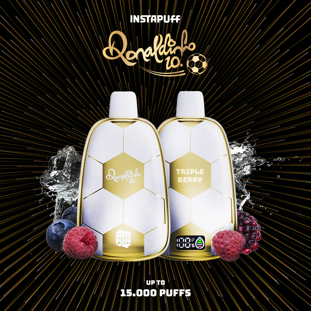 Ronaldinho 10 Insta Puff - 15,000 Puffs